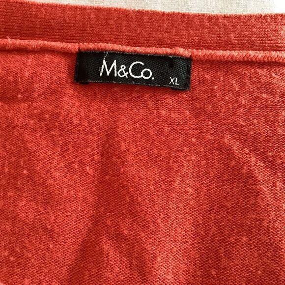 M&Co medium coral sweater pullover. 0552 - Picture 6 of 7
